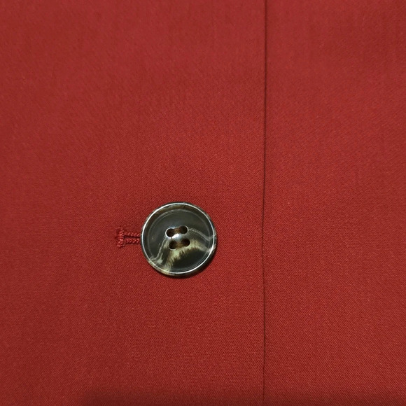 ANN TAYLOR FACTORY Nwt Rust Spice Faux Button Front Mini A-line Skirt, Size 16 - Picture 5 of 13